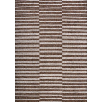 Sukie Modern Offset Stripe Indoor/outdoor Area Rug